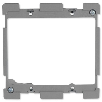 On-Q/Legrand Low-Voltage Swing Bracket for Retrofit, 2-Gang